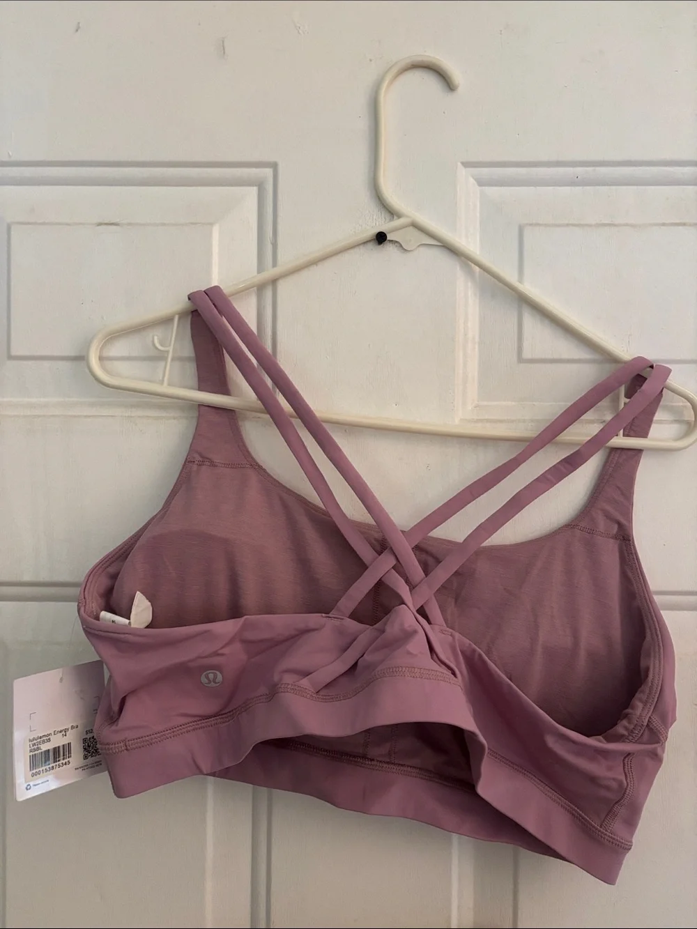 Lululemon Energy Bra, Rose Blush, Size 14